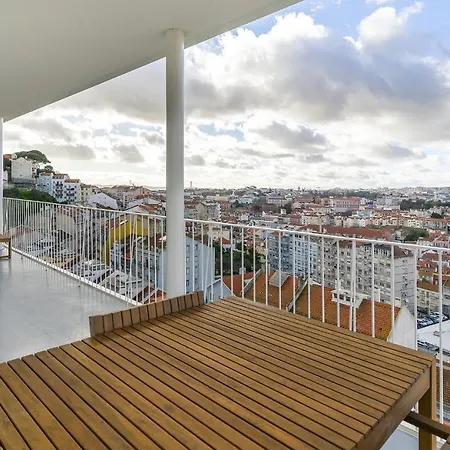Whome Skyline Penthouse Luxury Living View, Ac & Elevator * Lisbon