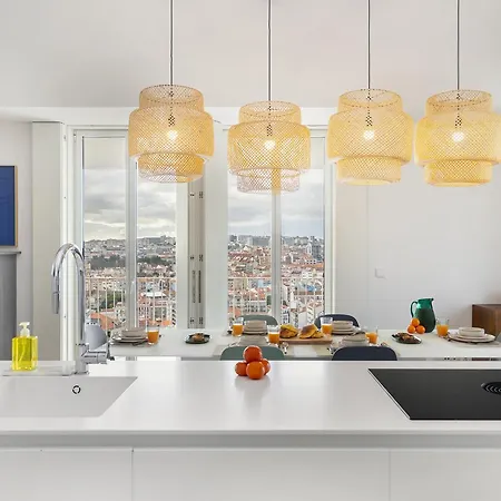 公寓 Whome Skyline Penthouse Luxury Living View, Ac & Elevator Lisboa