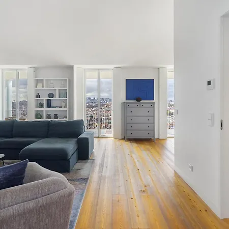 公寓 Whome Skyline Penthouse Luxury Living View, Ac & Elevator Lisboa